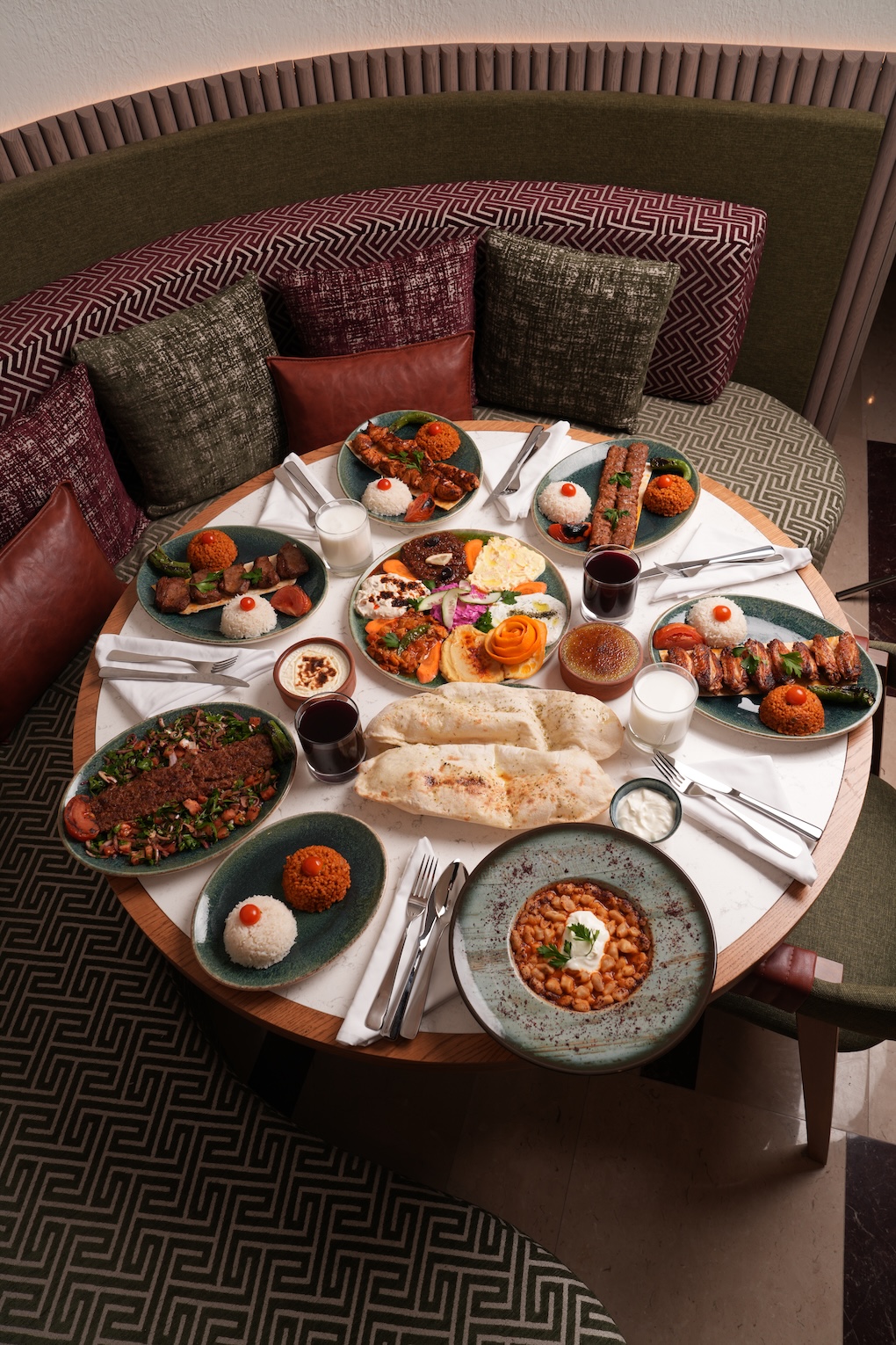 Authentic Turkish catering dishes